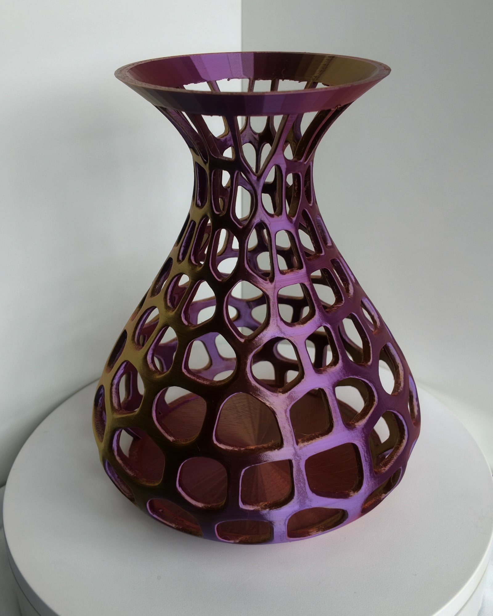 Korallenvase Organica – Violett-Magenta