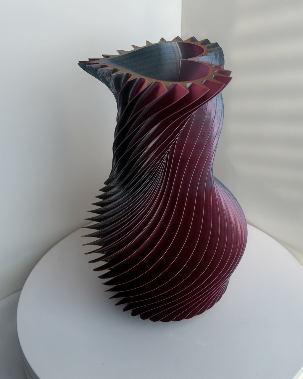 SpiralLove Twist-Vase – Ansicht 1