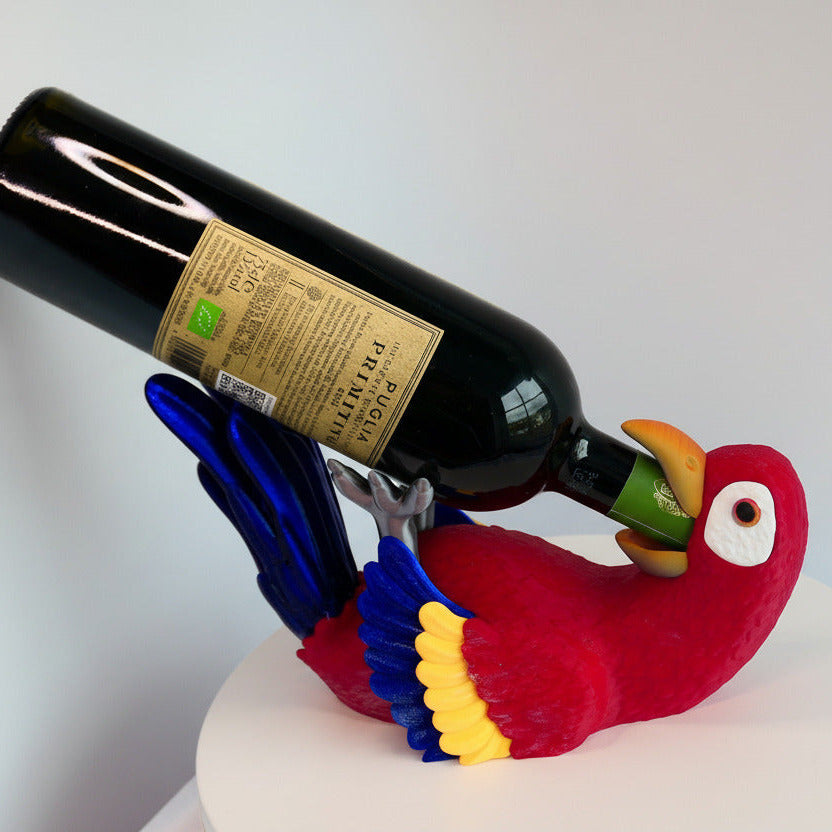 Papagei Flaschenhalter – dekorativ & funktional