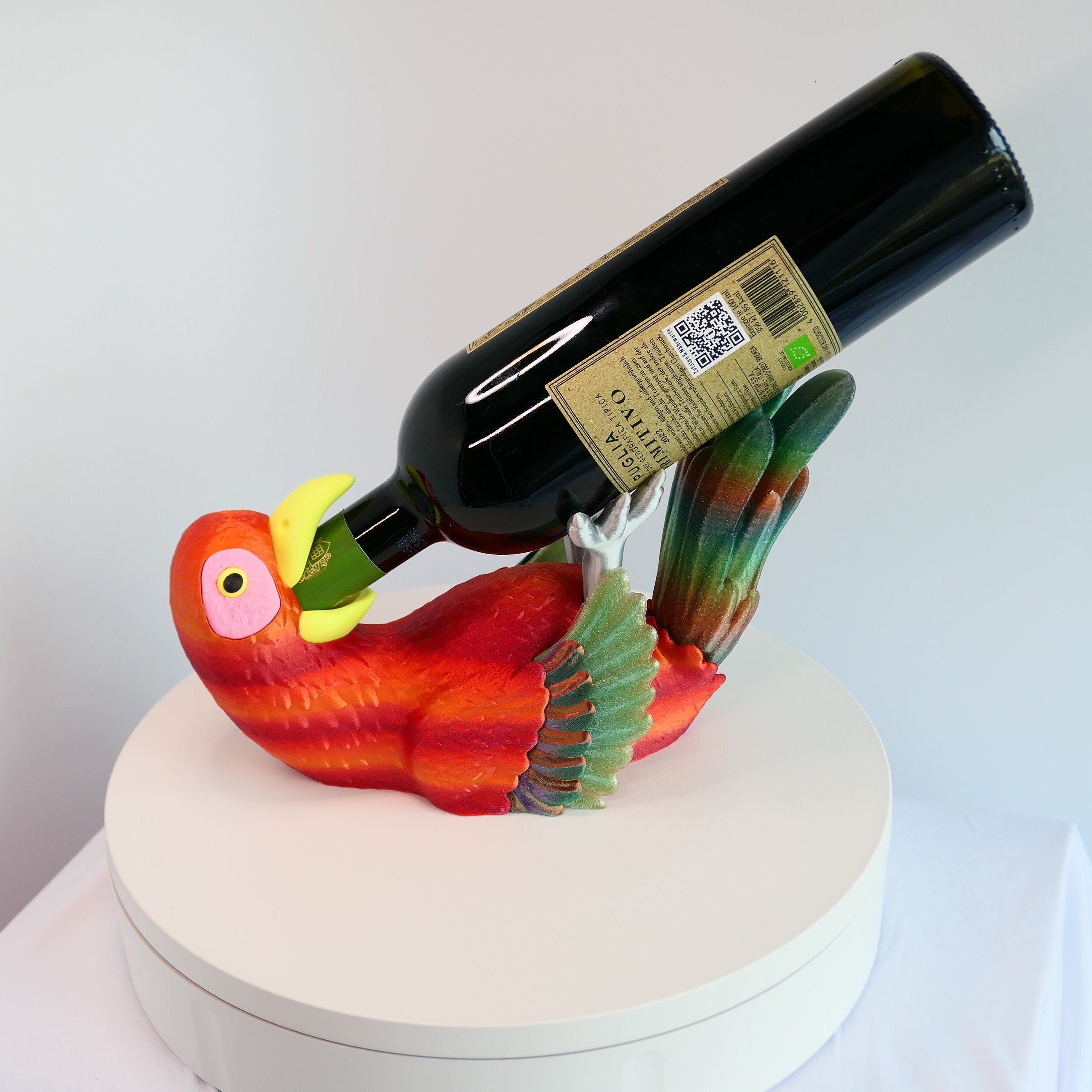 Papagei Flaschenhalter – dekorativ & funktional Variante: Tropical