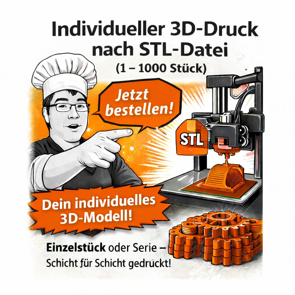 Individuelle Druckanfrage Einzelteil/Serie